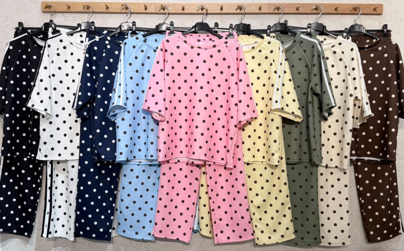 Conjunto Poá Rosa Premium