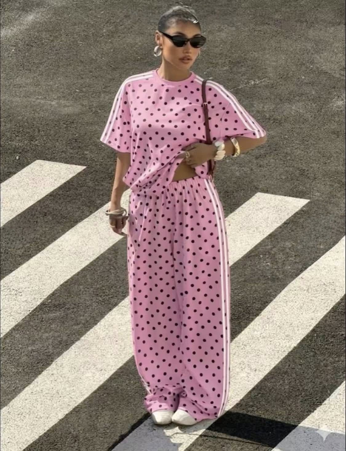 Conjunto Poá Rosa Premium